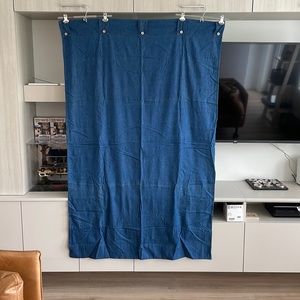Nautica brand denim blue coloured curtain panels (set of 2)